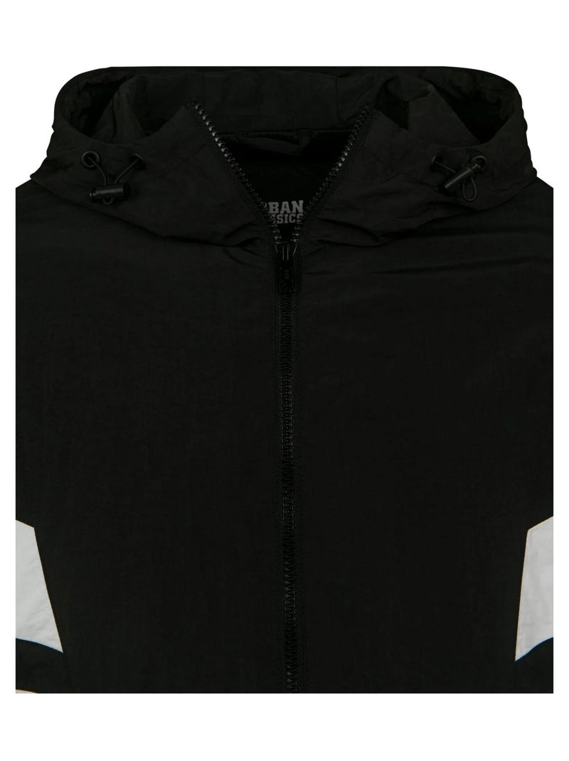 Urban Classics - Veste de survêtement Noir Blanc - Kiabi