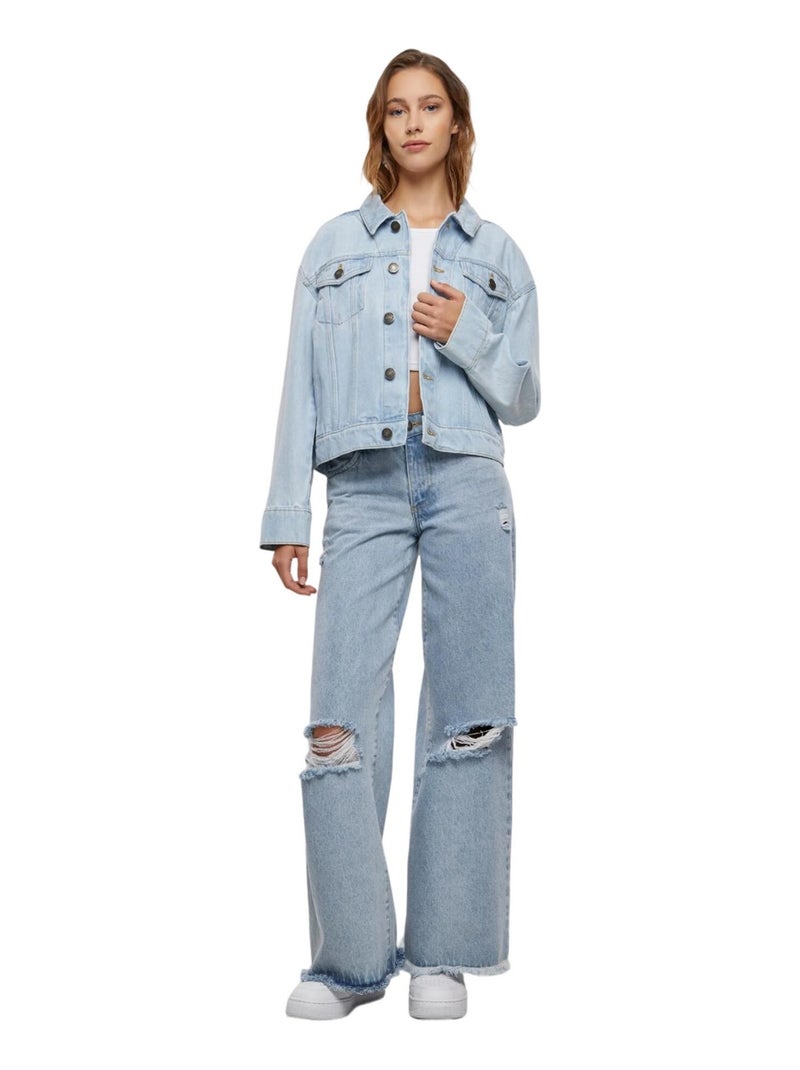 Urban Classics - Veste en jean Bleu gris - Kiabi