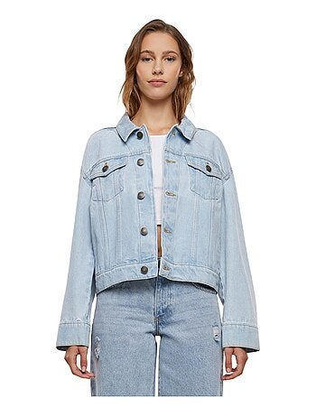 Urban Classics - Veste en jean motif/style années 80