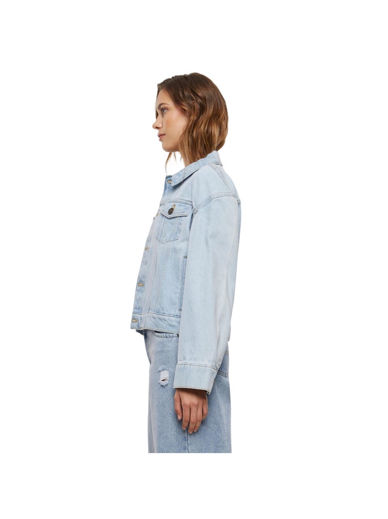 Urban Classics - Veste en jean motif/style années 80 Bleu jean - Kiabi