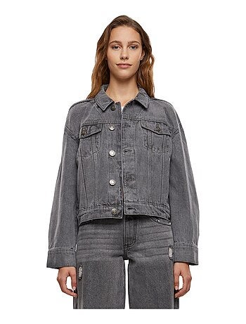 Urban Classics - Veste en jean motif/style années 80