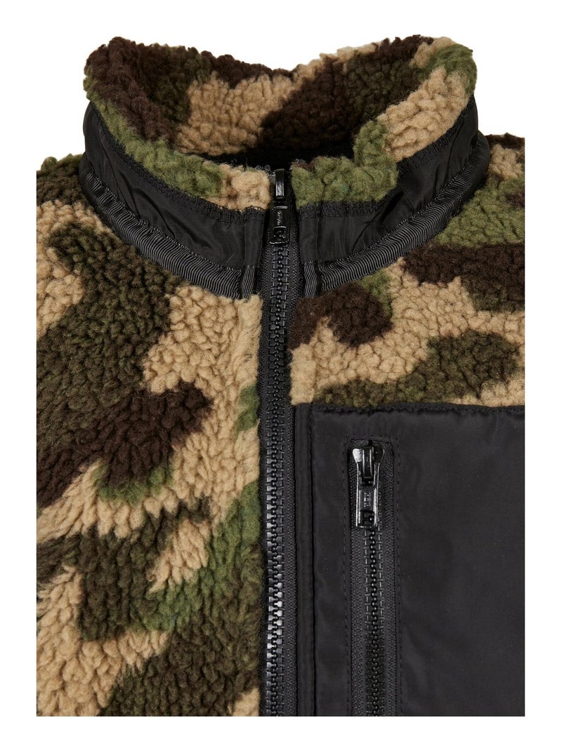 Urban Classics - Veste motif/style camouflage Beige foncé - Kiabi