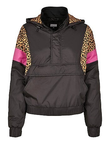 Urban Classics - Veste motif/style imprimé léopard