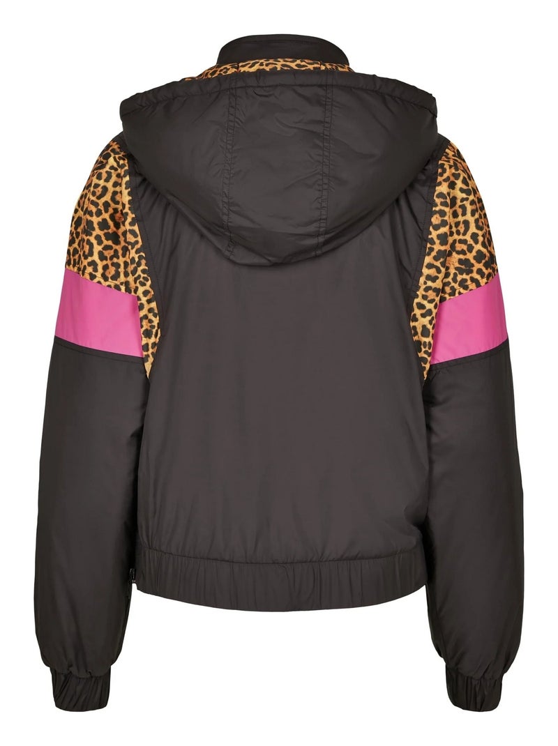 Urban Classics - Veste motif/style imprimé léopard Noir - Kiabi