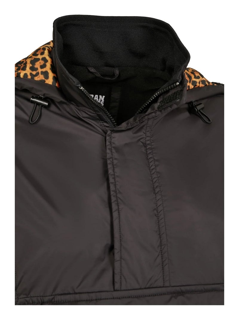 Urban Classics - Veste motif/style imprimé léopard Noir - Kiabi