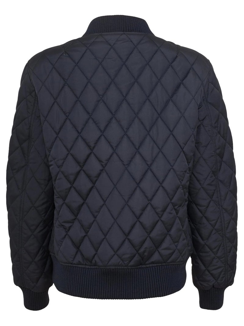 Urban Classics - Veste motif/style Losange Bleu marine - Kiabi