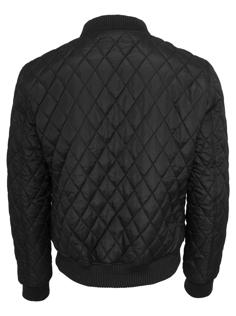 Urban Classics - Veste motif/style Losange Noir - Kiabi