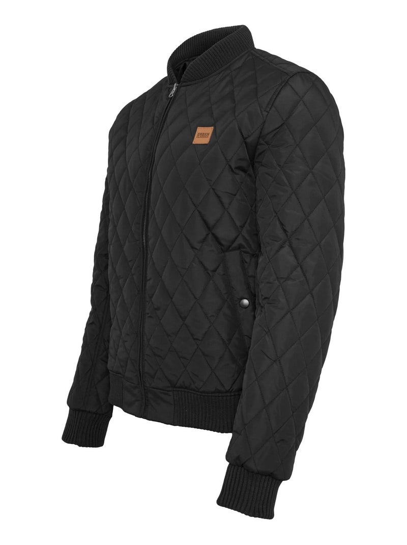 Urban Classics - Veste motif/style Losange Noir - Kiabi