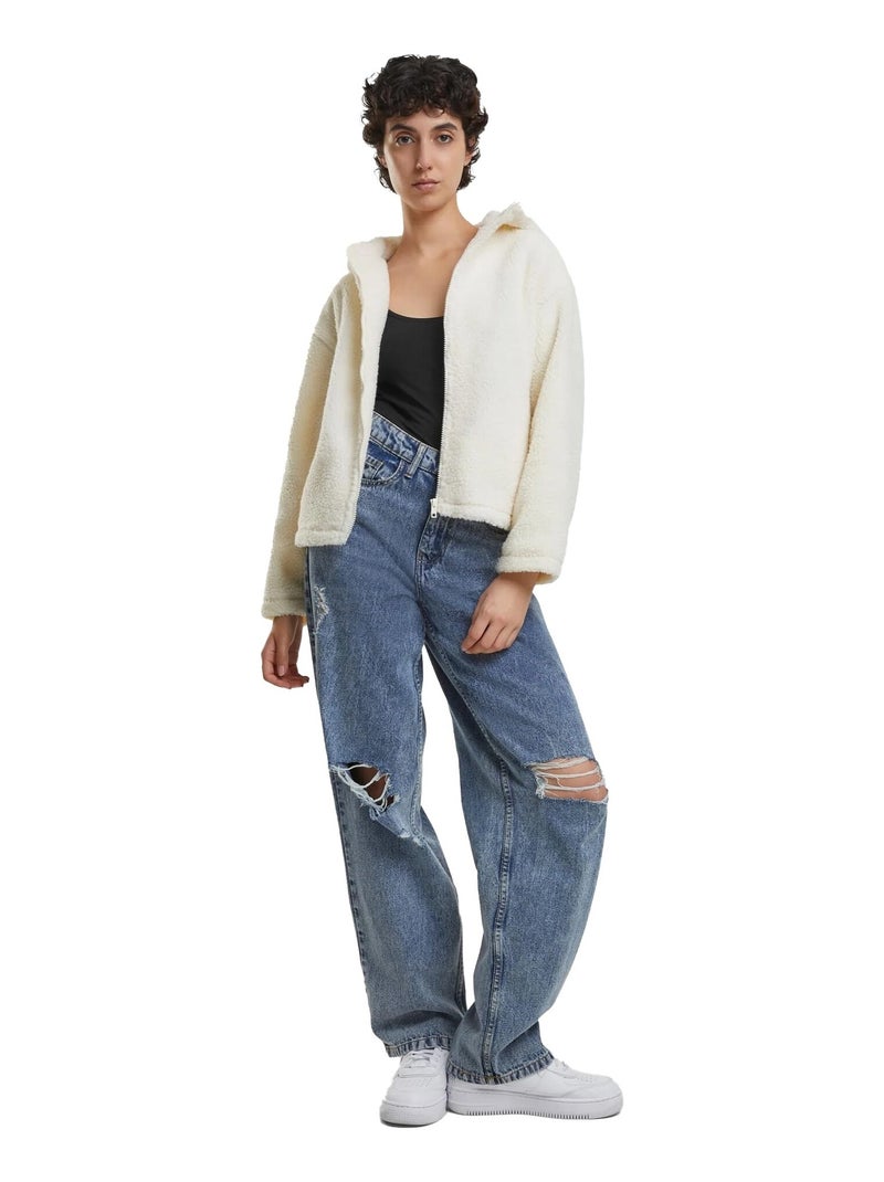 Urban Classics - Veste polaire Blanc nacré - Kiabi