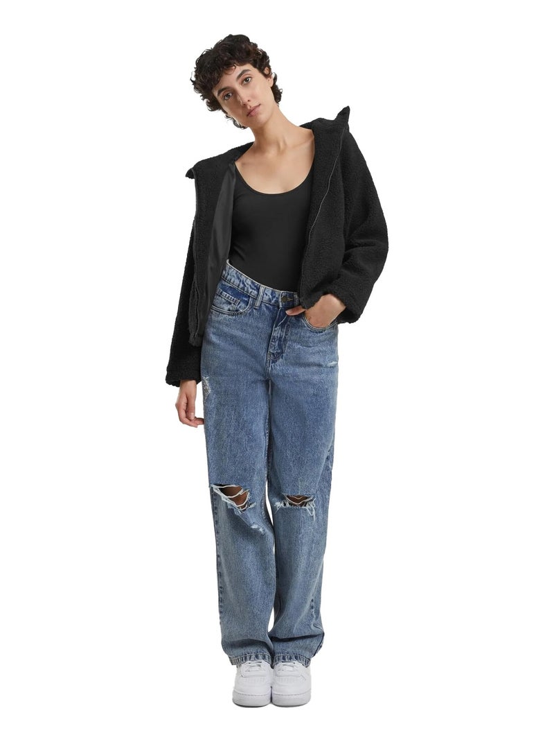 Urban Classics - Veste polaire Noir - Kiabi