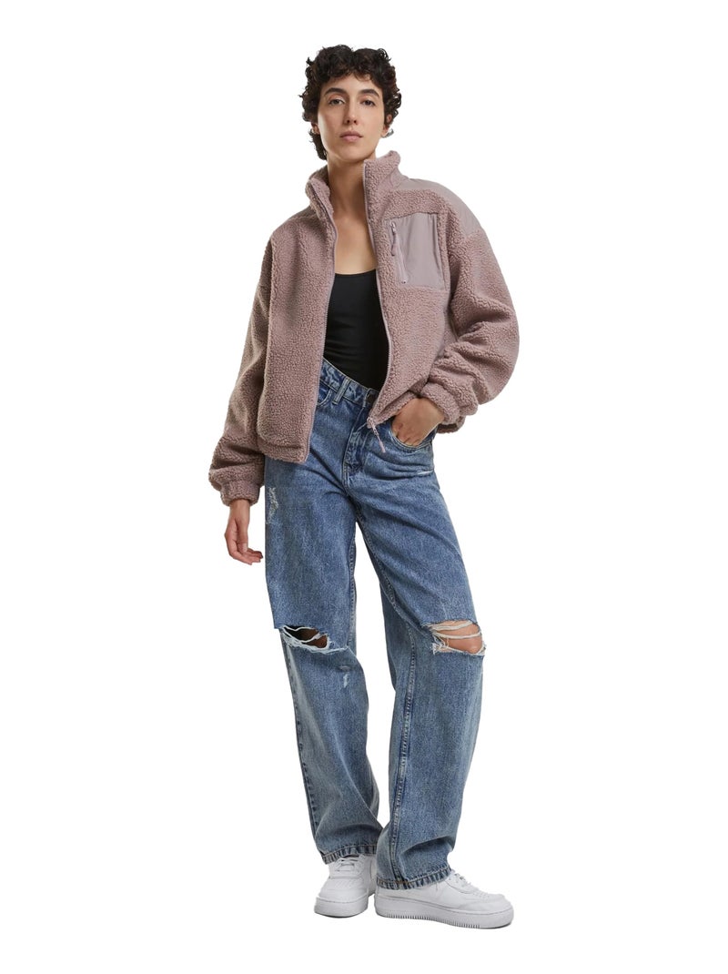 Urban Classics - Veste polaire Rose pâle - Kiabi