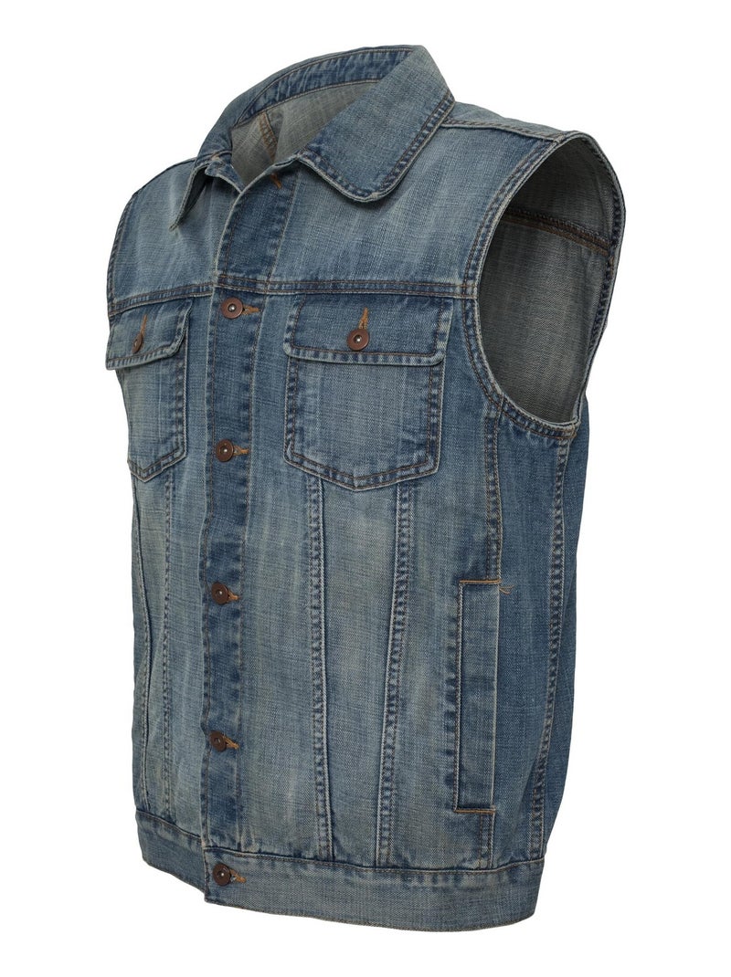Urban Classics - Veste sans manches Bleu clair - Kiabi