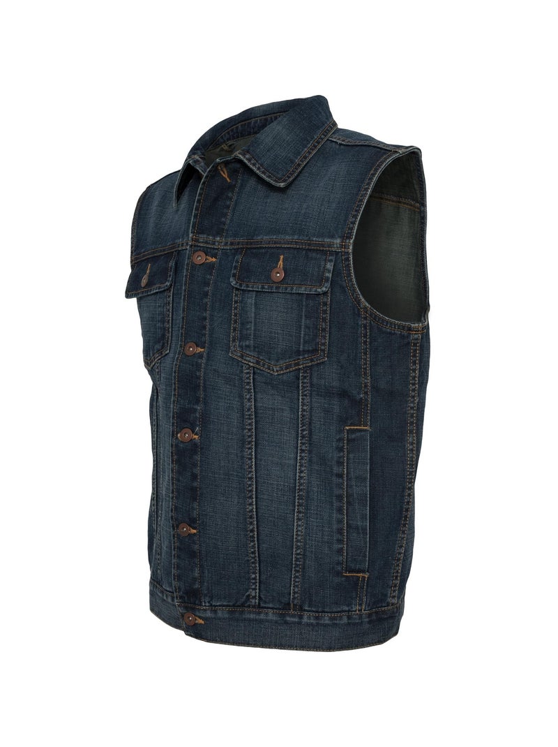 Urban Classics - Veste sans manches Bleu denim - Kiabi