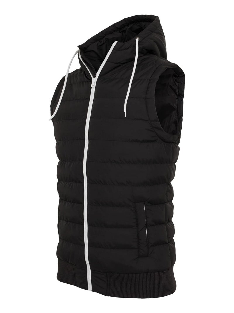 Urban Classics - Veste sans manches Noir Blanc - Kiabi