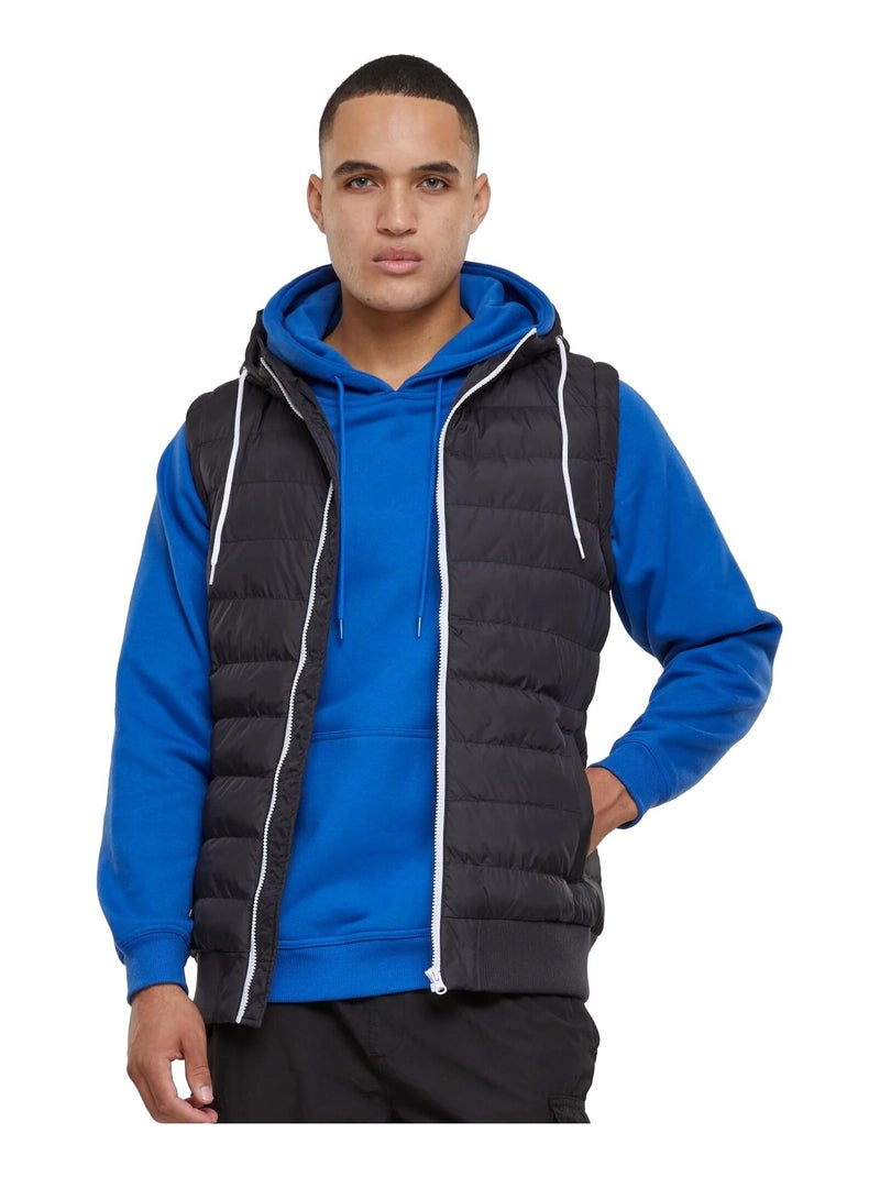 Urban Classics - Veste sans manches Noir Blanc - Kiabi