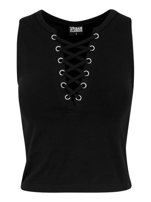 Urban Classics Top court à lacets pour femmes/femmes - Kiabi Urban Classics Top court à lacets pour femmes/femmes - Kiabi