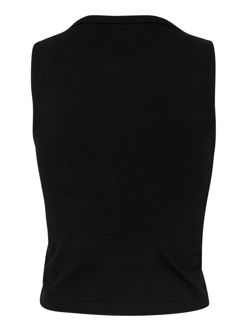 Urban Classics Top court à lacets pour femmes/femmes Noir - Kiabi