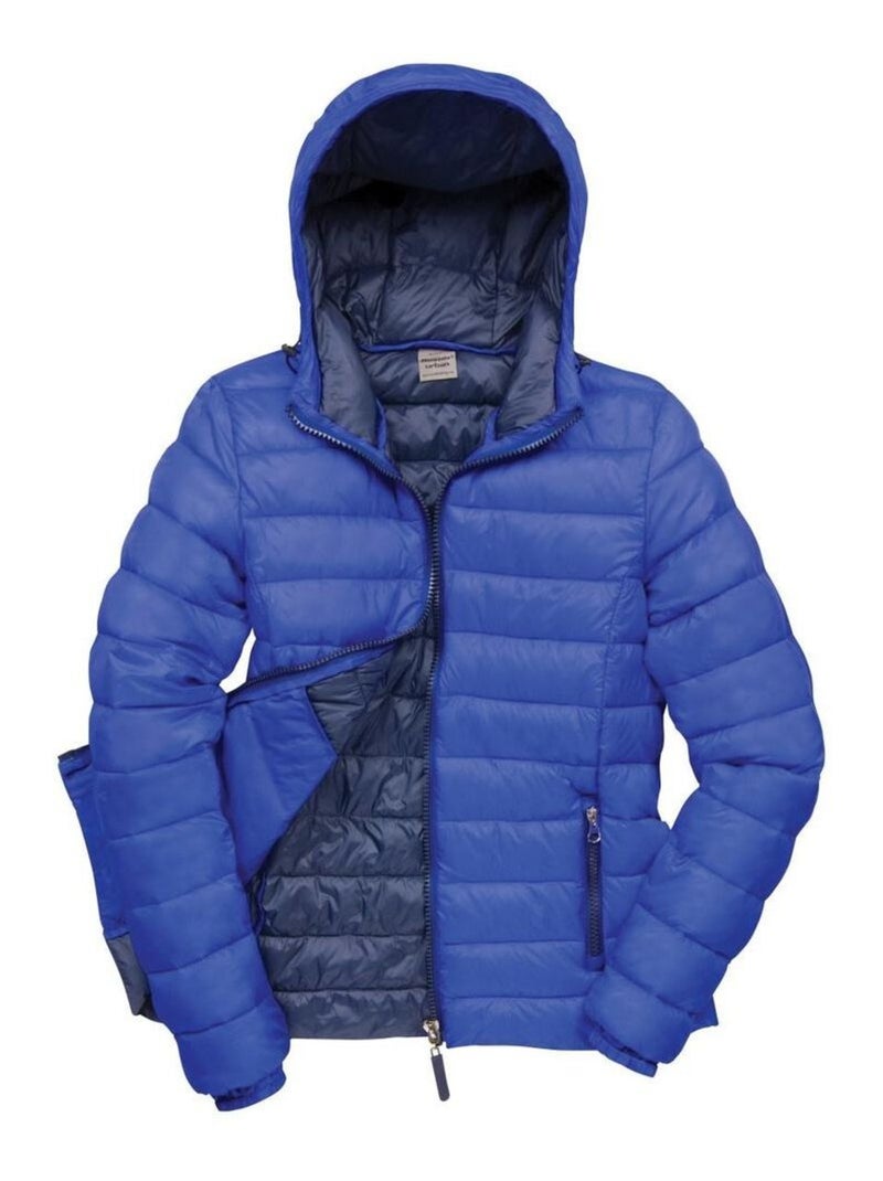 Urban snowbird veste rembourrée à capuche - result Bleu roi - Kiabi