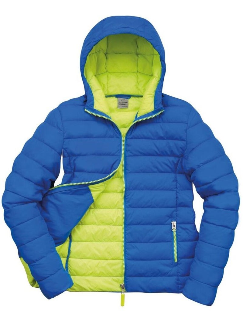 Urban snowbird veste rembourrée à capuche - result Bleu Vert - Kiabi