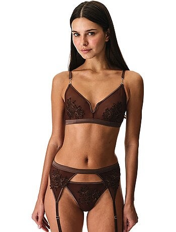 V soutien-gorge triangle sans armatures penti