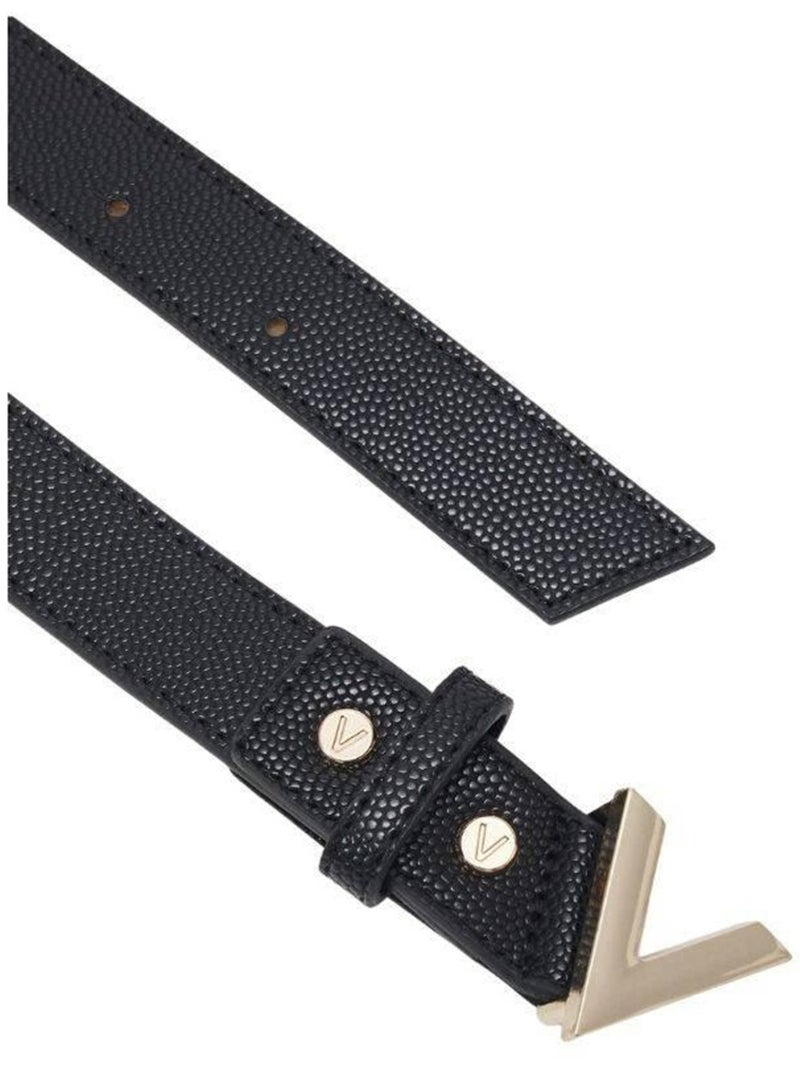 Valentino - Ceinture motif/style logo Noir - Kiabi