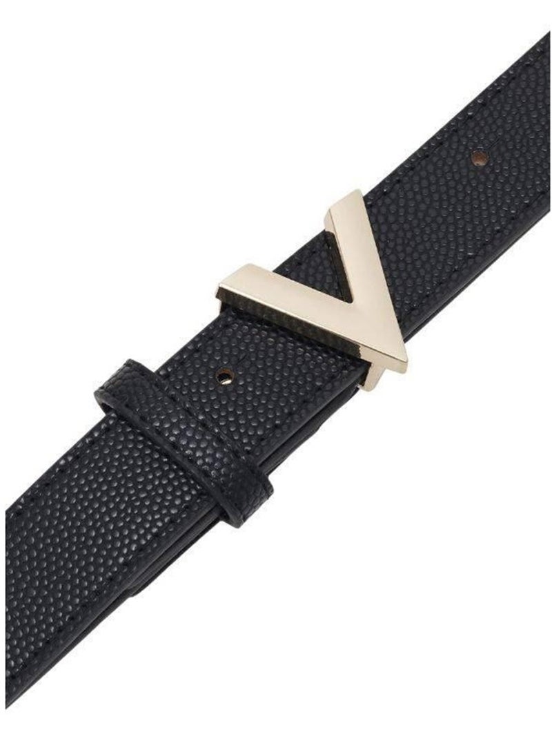 Valentino - Ceinture motif/style logo Noir - Kiabi