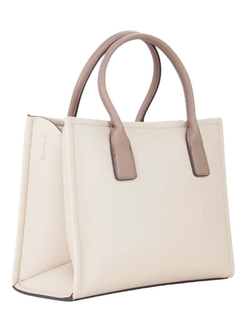Valentino Sac Cabas Wilk  Ecru/Taupe Beige - Kiabi