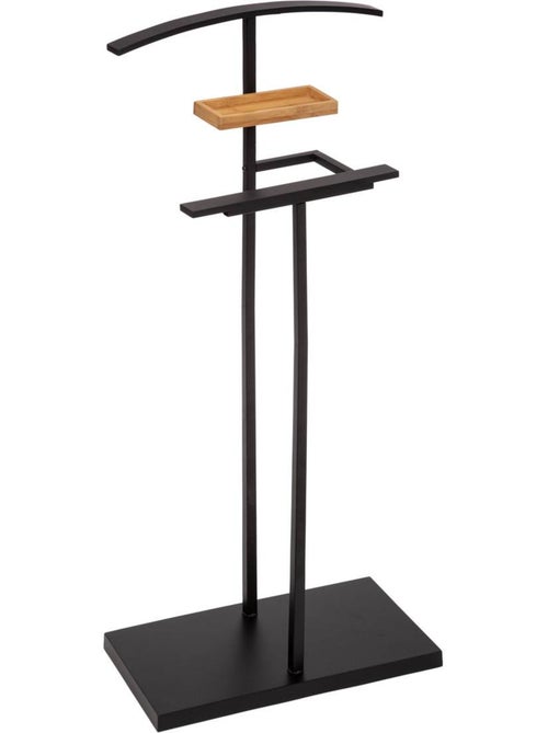 Valet de chambre en métal et bambou blackbamboo - Kiabi Valet de chambre en métal et bambou blackbamboo - Kiabi