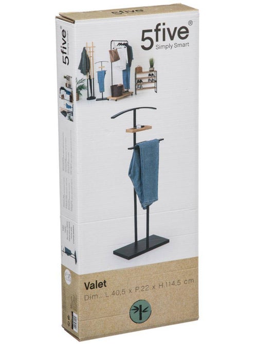 Valet de chambre en métal et bambou blackbamboo - Kiabi Valet de chambre en métal et bambou blackbamboo - Kiabi