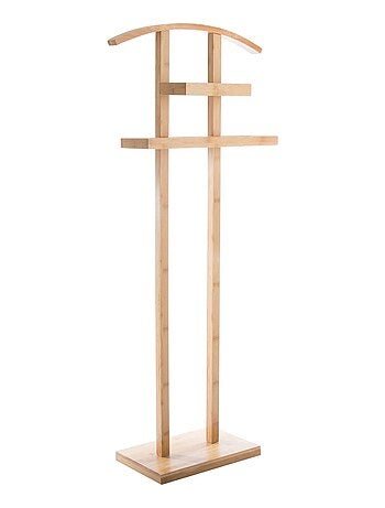 Valet de chambre porte vêtements en bambou