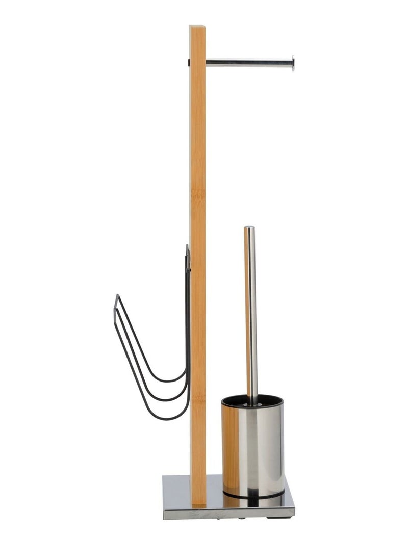 Valet WC 3en1 design bambou Portofino Marron - Kiabi