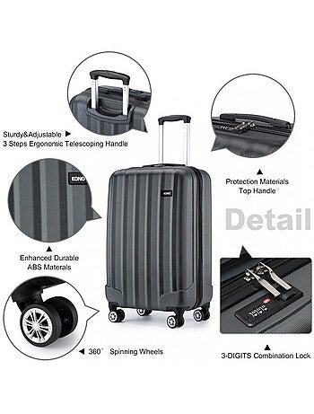 Valise - 55x35x20 cm abs + pc 32 l - kono