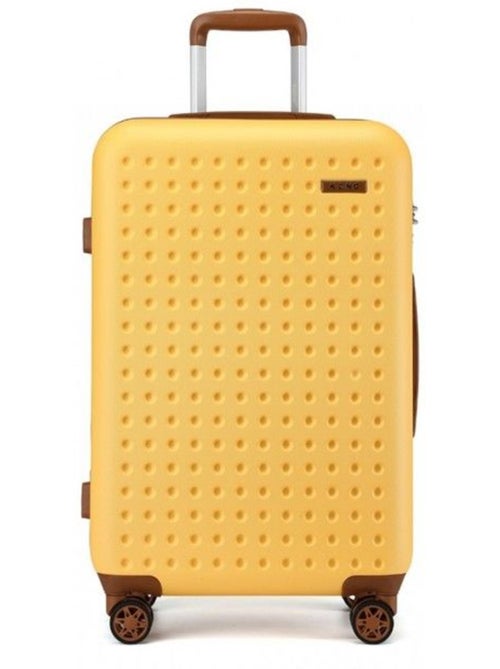 Valise - 65x42.5x25.5 cm, rigide abs + pc, 4 roues 360°, serrure tsa - kono - Kiabi Valise - 65x42.5x25.5 cm, rigide abs + pc, 4 roues 360°, serrure tsa - kono - Kiabi