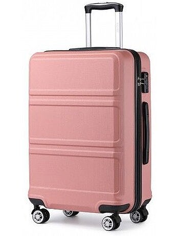 Valise - 65x44x25.5 cm, rigide abs, 4 roues 360°, serrure tsa - kono
