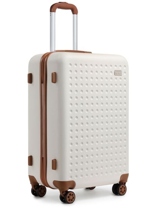 Valise - 75x48x29 cm, rigide abs + pc, 4 roues 360°, serrure tsa - kono - Kiabi Valise - 75x48x29 cm, rigide abs + pc, 4 roues 360°, serrure tsa - kono - Kiabi