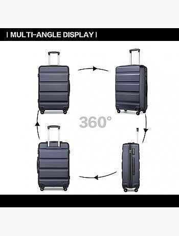 Valise - 75x51x28 cm rigide 100 l tsa - kono