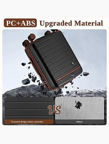 Valise - 76.5x50.5x29 cm, abs + pc, 4 roues 360° - kono