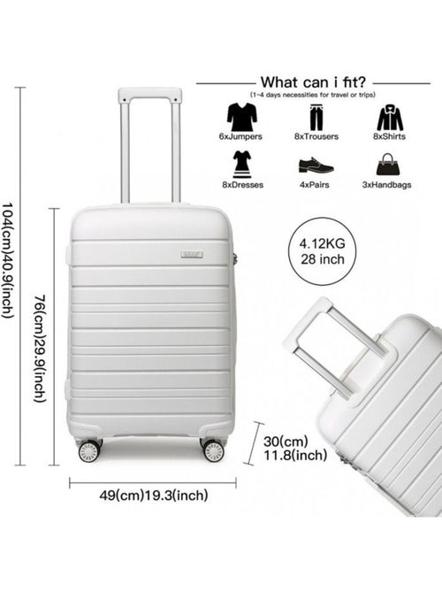 Valise - 76x49x30 cm pp 100 l tsa - kono - Kiabi Valise - 76x49x30 cm pp 100 l tsa - kono - Kiabi