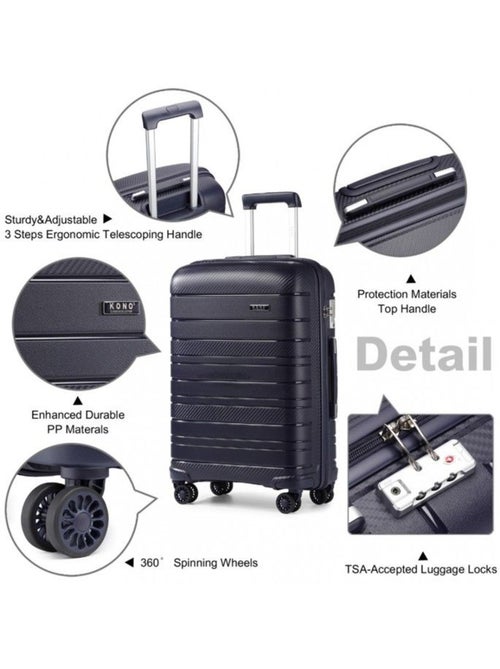 Valise - 76x49x30 cm rigide 100 l tsa - kono - Kiabi Valise - 76x49x30 cm rigide 100 l tsa - kono - Kiabi