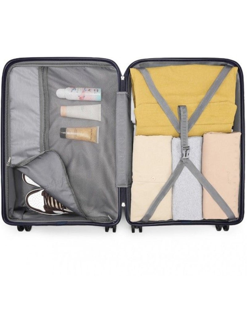 Valise - 76x49x30 cm rigide 100 l tsa - kono Blanc - Kiabi