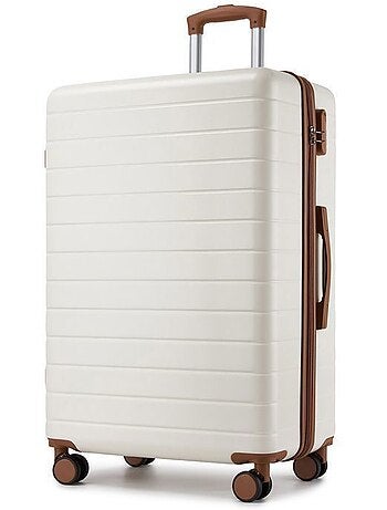 Valise - 76x50x29 cm, rigide abs, 4 roues 360°, serrure à code - kono