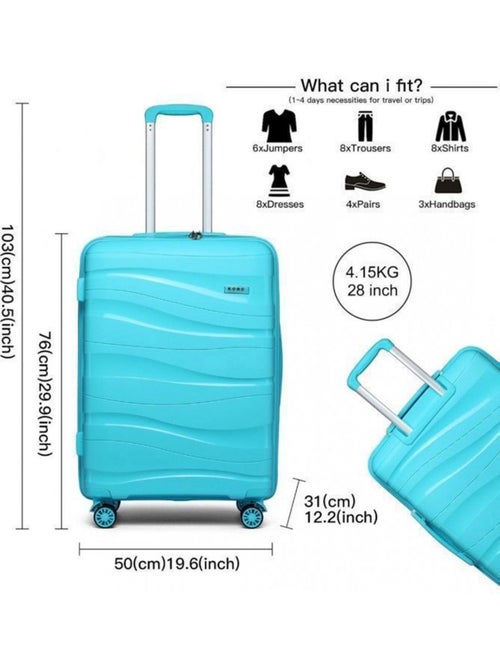 Valise - 76x50x31 cm pp 100 l tsa - kono - Kiabi Valise - 76x50x31 cm pp 100 l tsa - kono - Kiabi