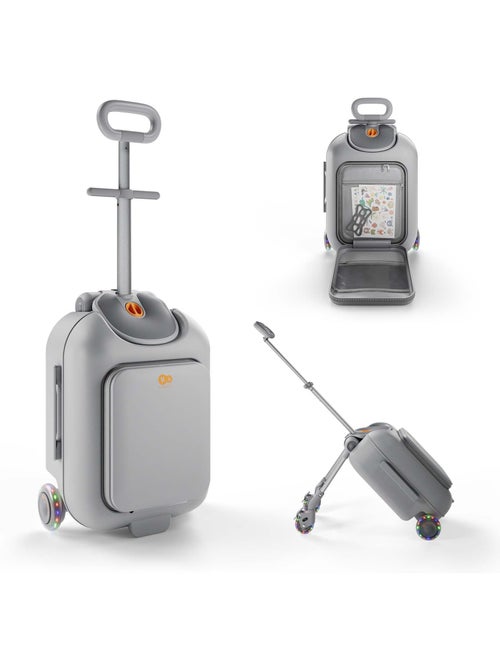 Valise 2 en 1 Kinderkraft CABBY enfant cabine 20L 4 roues blocage poignée réglable - Kiabi Valise 2 en 1 Kinderkraft CABBY enfant cabine 20L 4 roues blocage poignée réglable - Kiabi