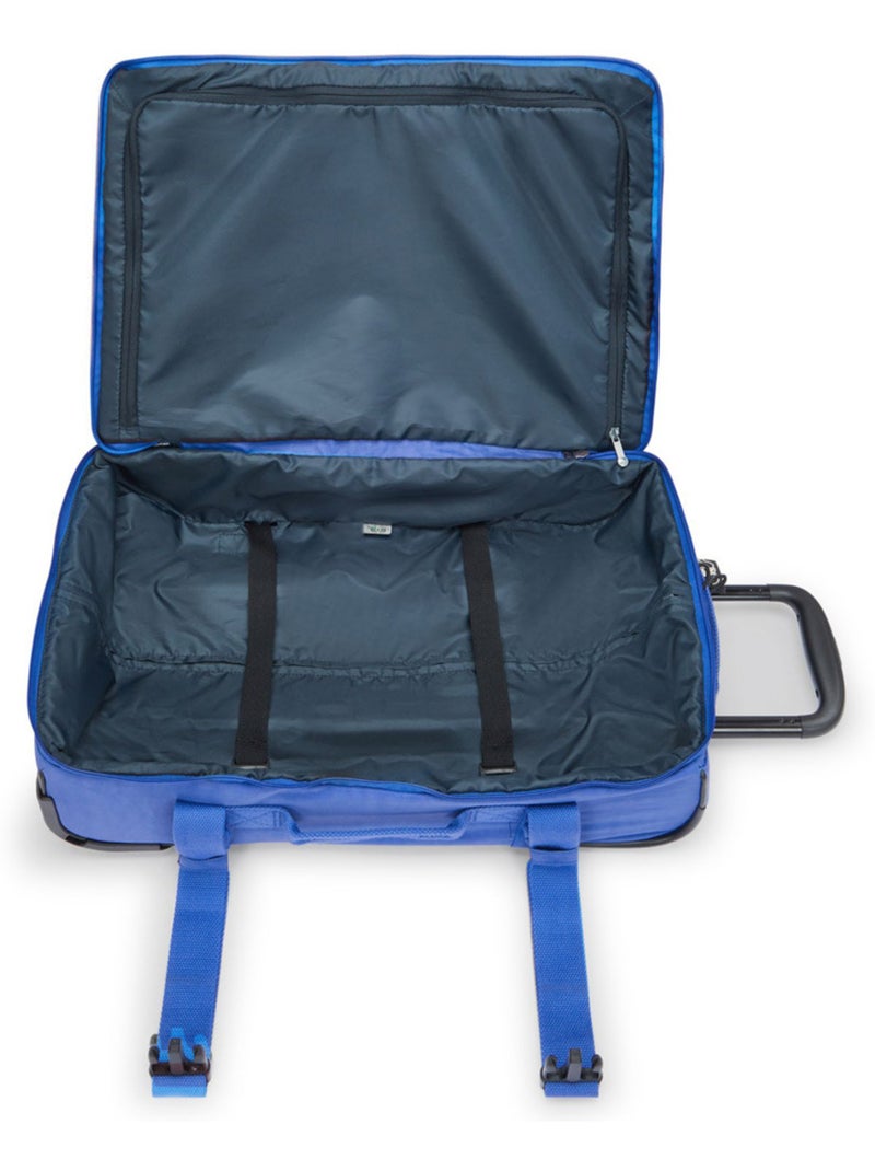 Valise à roulettes petite taille en tissu Kipling Aviana S 39 L Bleu Bleu marine Gris - Kiabi