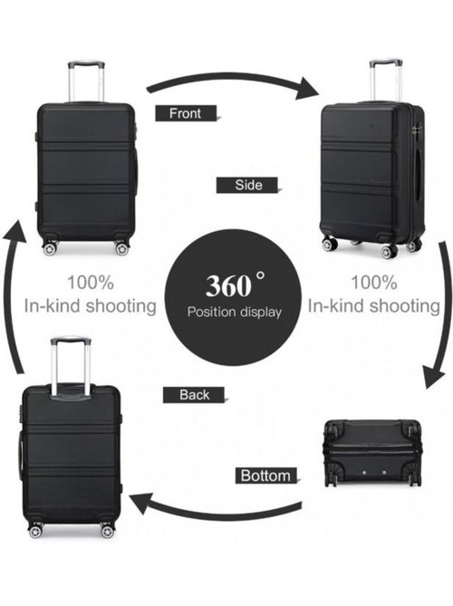 Valise cabine - 40/22/55 cm abs 4 roulettes - kono - Kiabi Valise cabine - 40/22/55 cm abs 4 roulettes - kono - Kiabi