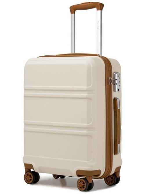 Valise cabine - 40/22/55 cm abs+pc 4 roulettes serrure tsa - kono - Kiabi Valise cabine - 40/22/55 cm abs+pc 4 roulettes serrure tsa - kono - Kiabi