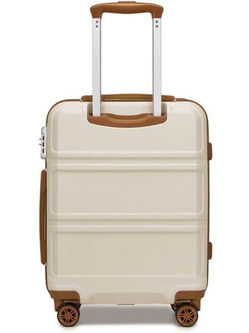 Valise cabine - 40/22/55 cm abs+pc 4 roulettes serrure tsa - kono - Kiabi Valise cabine - 40/22/55 cm abs+pc 4 roulettes serrure tsa - kono - Kiabi