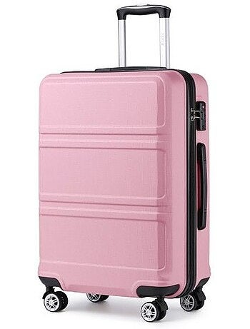 Valise cabine - 40/22/55 cm abs+pc 4 roulettes serrure tsa - kono