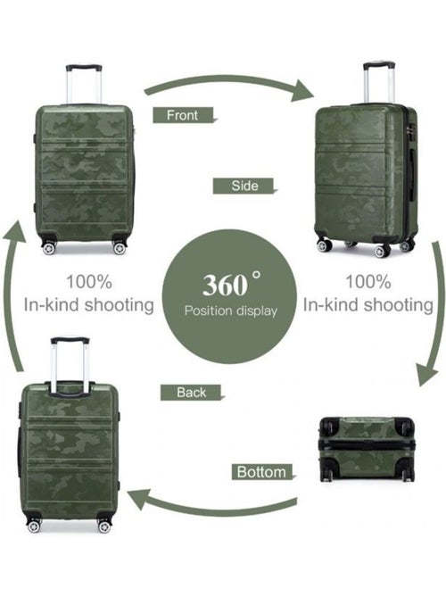 Valise cabine - 40/22/55 cm abs+pc 4 roulettes serrure tsa - kono - Kiabi Valise cabine - 40/22/55 cm abs+pc 4 roulettes serrure tsa - kono - Kiabi