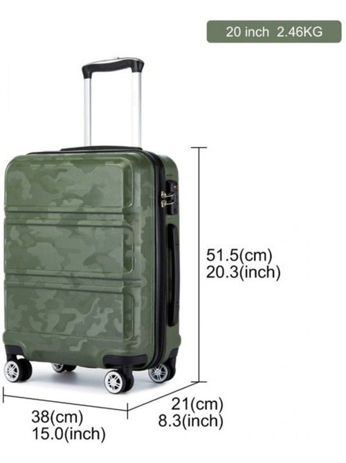 Valise cabine - 40/22/55 cm abs+pc 4 roulettes serrure tsa - kono - Kiabi Valise cabine - 40/22/55 cm abs+pc 4 roulettes serrure tsa - kono - Kiabi